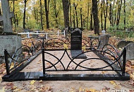 Памятник гранитный бордюр железная ограда на могилу
